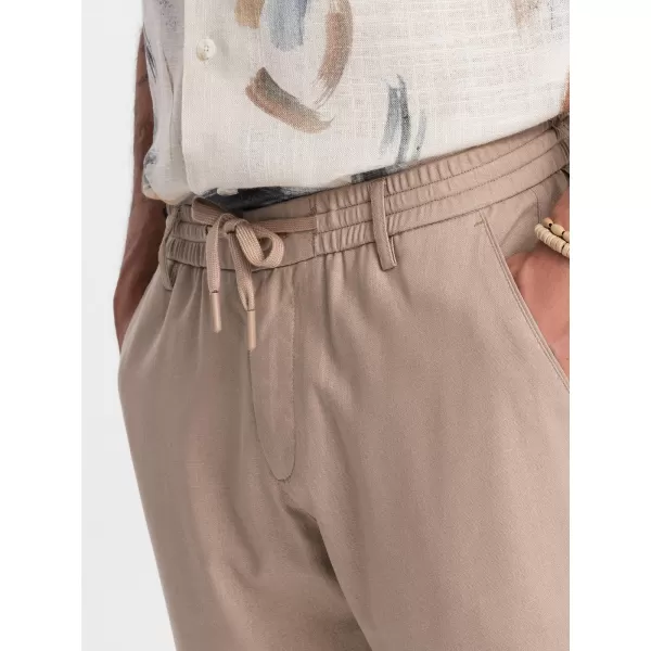  Pánské chino kalhoty OMBRE P1522 BEIGE 