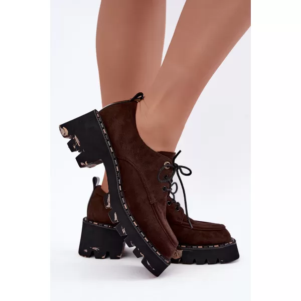  Dámské polobotky ARTIKER 59C0276 CHOCOLATE 