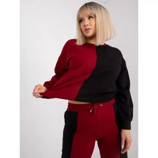  Dámský set EX MODA EM-KMPL-639.88 BURGUNDY 