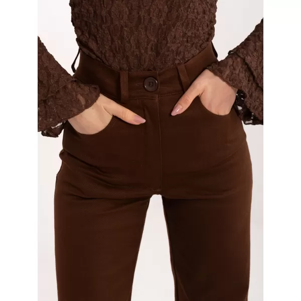  Dámské kalhoty LAKERTA LK-SP-510106.14P BROWN 