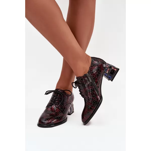 Dámské polobotky ARTIKER 57C0073 BORDO 