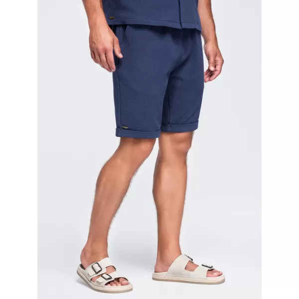  Pánské kraťasy OMBRE OM-SRCS-0207 NAVY BLUE 