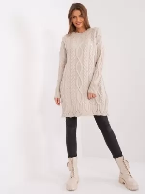 Dámské šaty RUE PARIS LC-SK-8012-2.25P LIGHT BEIGE