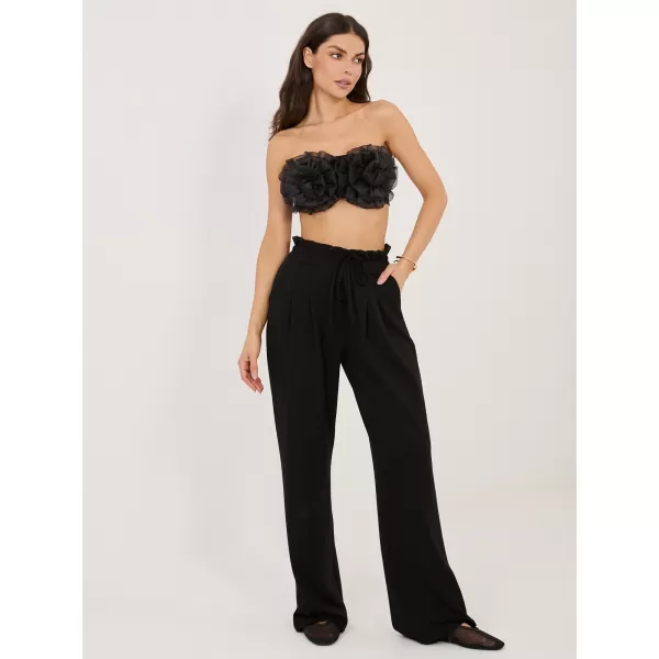  Dámské tepláky RUE PARIS RV-DR-A1292.31 BLACK 