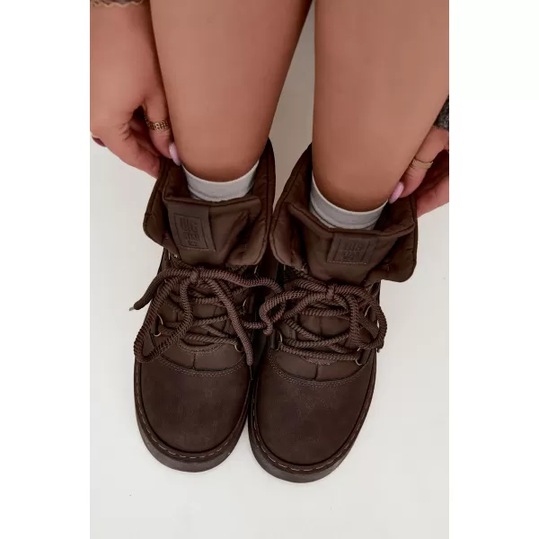  Dámské boty BIG STAR SHOES UU274191 BROWN/BEIGE 
