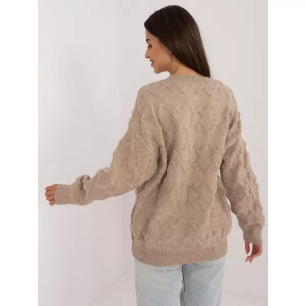  Dámský svetr WOOL FASHION ITALIA AT-SW-2361.61 BEIGE 