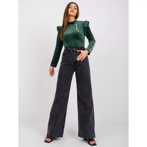  Dámská halenka ITALY MODA DHJ-BZ-6533A.44P DARK GREEN 