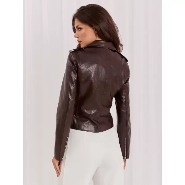  Dámská bunda ITALY MODA IR-KR-AY997.96P DARK BROWN 