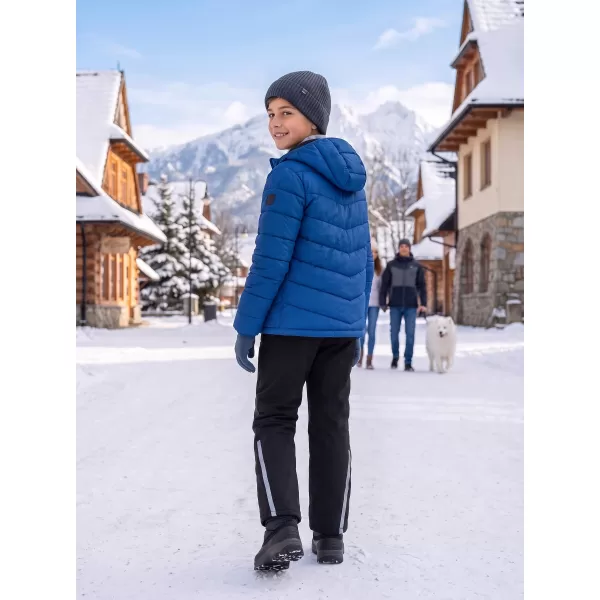  Dětské hřejivé softshellové kalhoty ALPINE PRO HERGO BLACK 