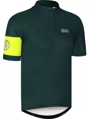 Pánský cyklo dres NORDBLANC CAMEL NBSMF8079 TMAVĚ ZELENÁ