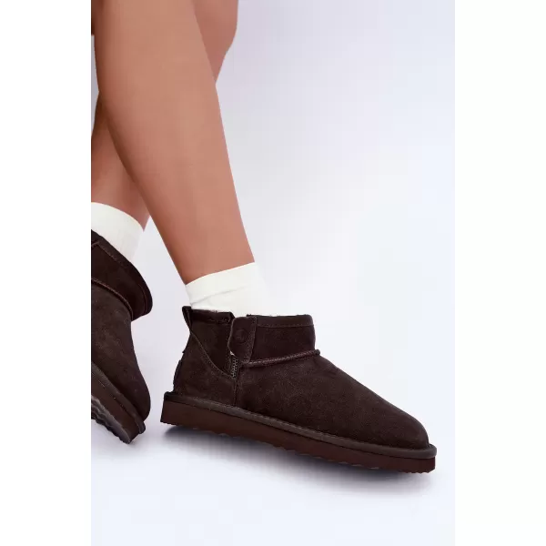  Dámské sněhule VINCEZA 97971 CHOCOLATE 