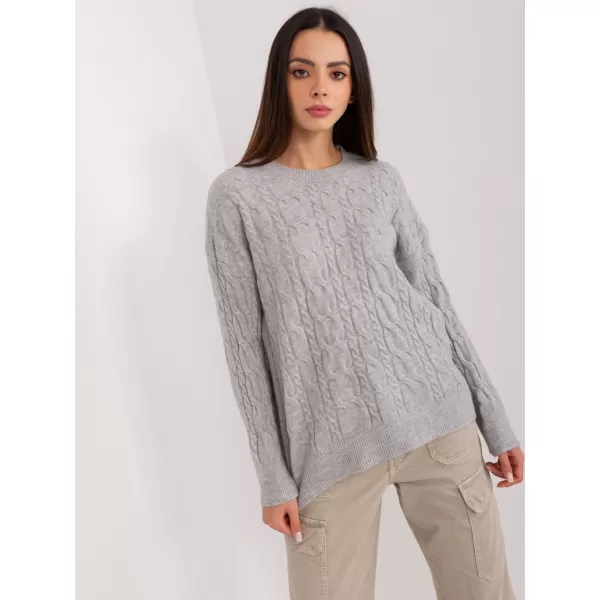  Dámský svetr WOOL FASHION ITALIA AT-SW-2335-1.68P GRAY 