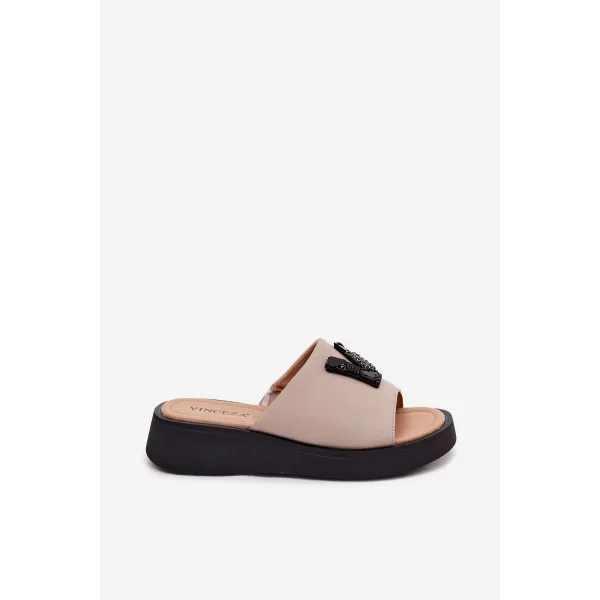  Dámské pantofle VINCEZA 66950 BEIGE 