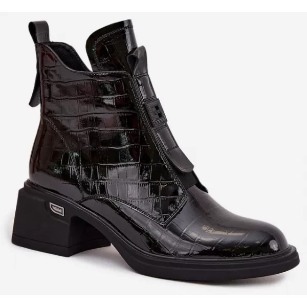  Dámské kotníkové boty BOTO 25BT04-9345 BLACK 