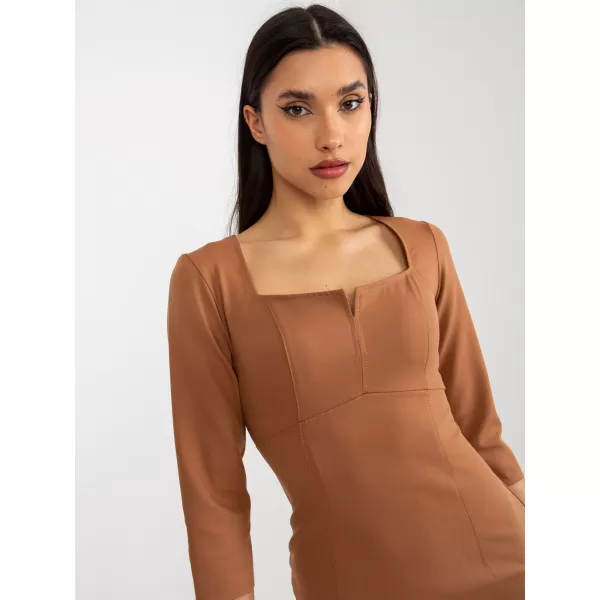  Dámské šaty LAKERTA LK-SK-509075.15P CAMEL 