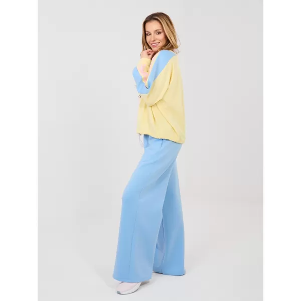 Dámská tepláková souprava RUE PARIS IT-KMPL-22227.85 BLUE 