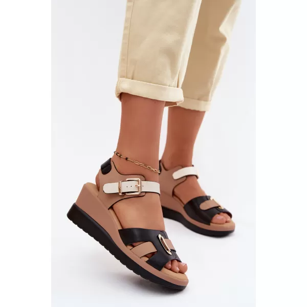  Dámské sandály ARTIKER 58C0316 BLACK/BEIGE 