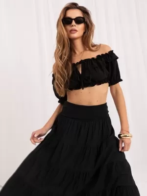 Dámská sukně ITALY MODA IT-SD-FL9357MSL.56 BLACK
