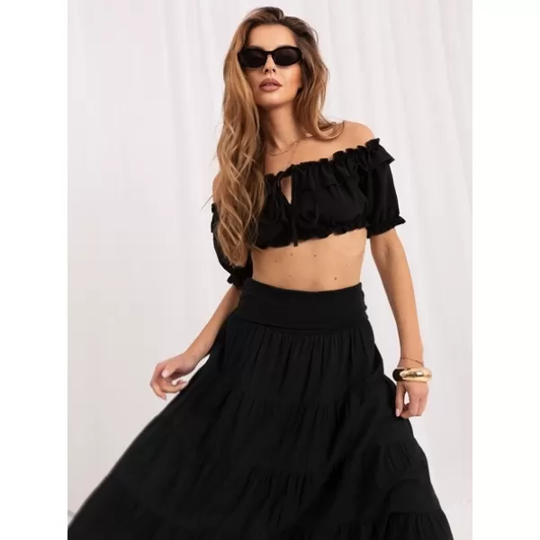  Dámská sukně ITALY MODA IT-SD-FL9357MSL.56 BLACK 