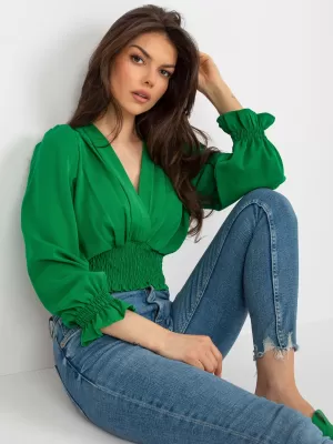 Dámská halenka ITALY MODA DHJ-BZ-13866.92P GREEN