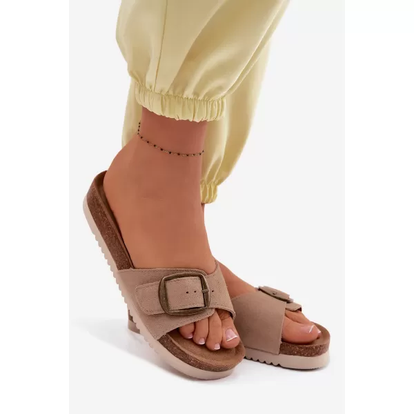  Dámské pantofle BOTO 2833 KHAKI 