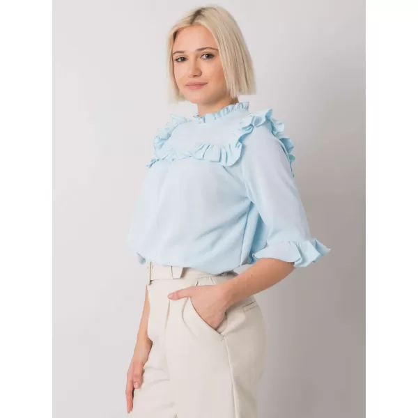  Dámská halenka RUE PARIS CHA-BZ-3312.30 LIGHT BLUE 