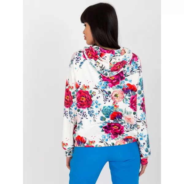  Dámská mikina RUE PARIS RV-BL-8143.83P WHITE-RED 