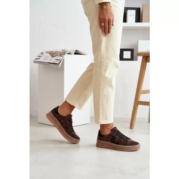  Dámské tenisky VINCEZA 79597 BROWN 