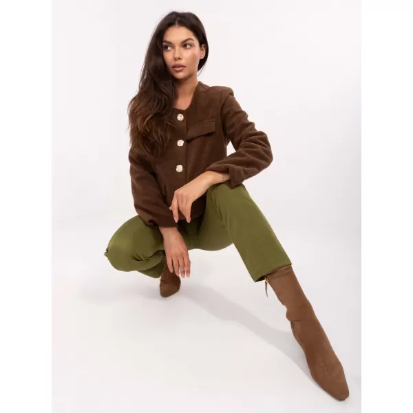  Dámská bunda RUE PARIS IT-KR-FL9586.64 BROWN 