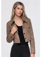 Dámské sako OMBRE OW-BL-E0007 BEIGE