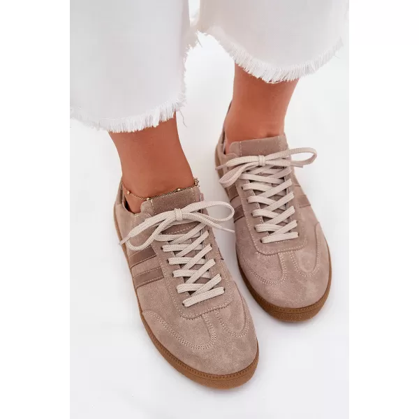  Dámské tenisky ZAZOO N1068/528/1065 BEIGE 