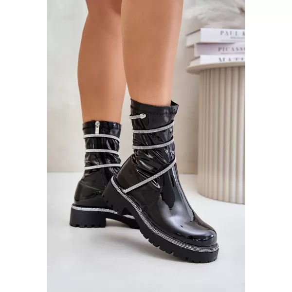  Dámské kotníkové boty BOTO 52079/CLS-307 BLACK 