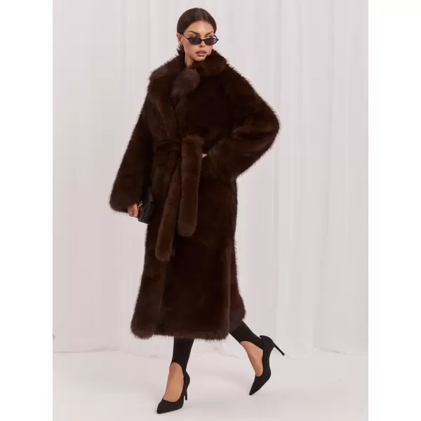  Dámský kabát FACTORY PRICE MBM-PL-25-65.98P BROWN 