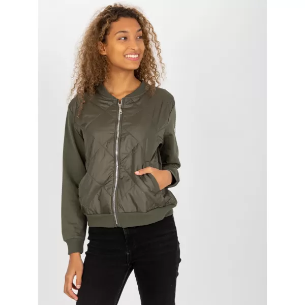  Dámská mikina RUE PARIS RV-BL-8225.88 KHAKI 