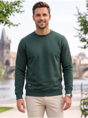 Pánská mikina ALTISPORT NP/ALMST43001 BOTTLE GREEN