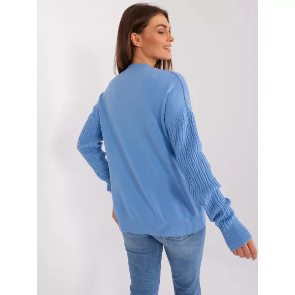  Dámský svetr WOOL FASHION ITALIA AT-SW-2338.14P BLUE 