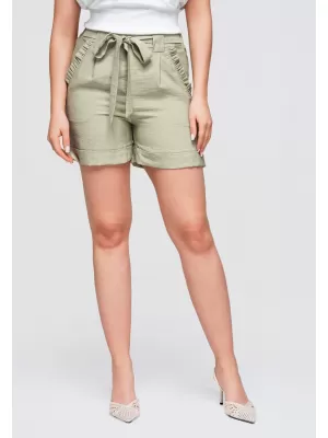 Dámské kraťasy OMBRE OW-ST-E0006 KHAKI