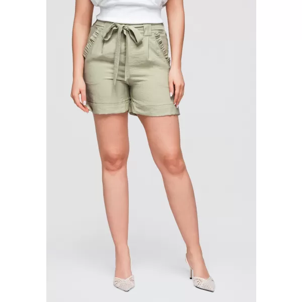  Dámské kraťasy OMBRE OW-ST-E0006 KHAKI 