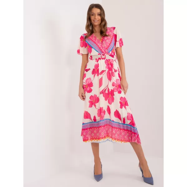  Dámské šaty ITALY MODA DHJ-SK-11331-5.19 DARK PINK 