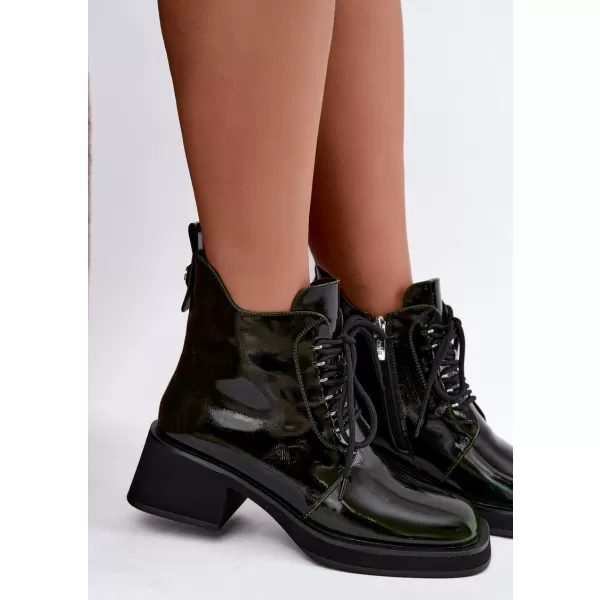  Dámské kotníkové boty GOE UU2N4129 DARK GREEN 
