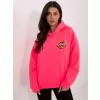 Dámská mikina FACTORY PRICE MJ-BL-H2503.70 FLUO PINK