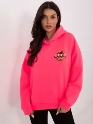 Dámská mikina FACTORY PRICE MJ-BL-H2503.70 FLUO PINK