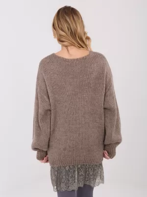 Dámský svetr FACTORY PRICE IN-SW-33681.05P DARK BEIGE