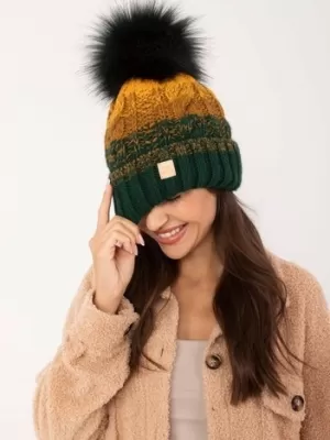 Dámská čepice RUE PARIS JK-CZ-52.17 DARK GREEN