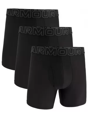 Pánské boxerky UNDER ARMOUR M UA PERF TECH MESH 6IN 1383884-001 ČERNÁ