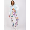 Dámská mikina EX MODA EM-BL-697.88 LIGHT BLUE