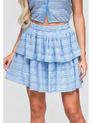 Dámská sukně OMBRE OW-GL-E0014 BLUE