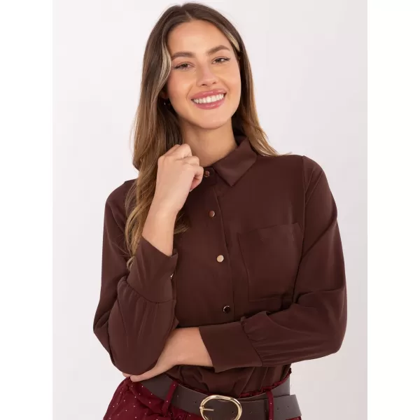  Dámská košile ITALY MODA MI-KS-4210.53 BROWN 