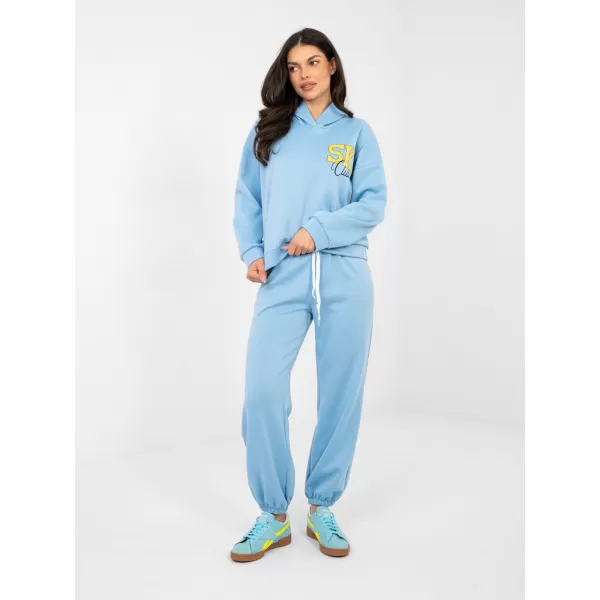  Dámská tepláková souprava RUE PARIS IT-KMPL-22181.29 LIGHT BLUE 