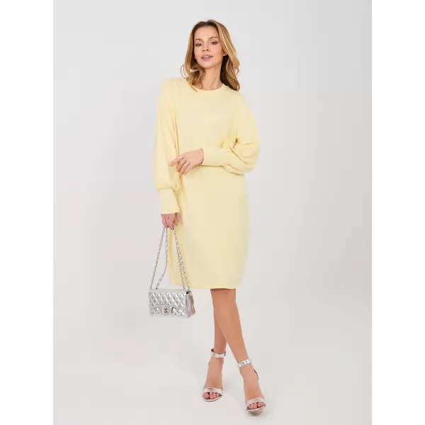  Dámské šaty RUE PARIS RV-SK-A1059.17 BRIGHT YELLOW 